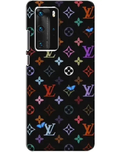 Чехол для Huawei P40 Pro с картинкой «Цветная монограмма LV» Чехол для Huawei P40 Pro с картинкой «Цветная монограмма LV»