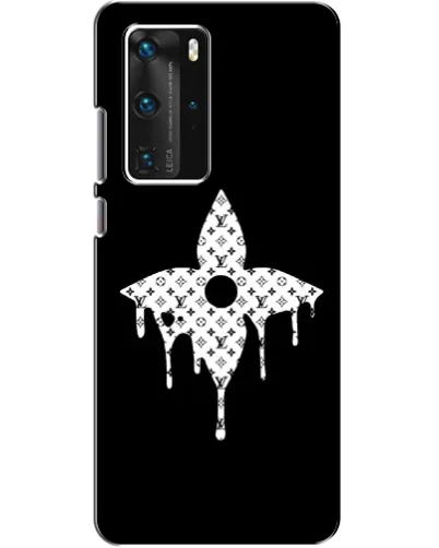 Чехол для Huawei P40 Pro с картинкой «Цветочная монограмма» Чехол для Huawei P40 Pro с картинкой «Цветочная монограмма»