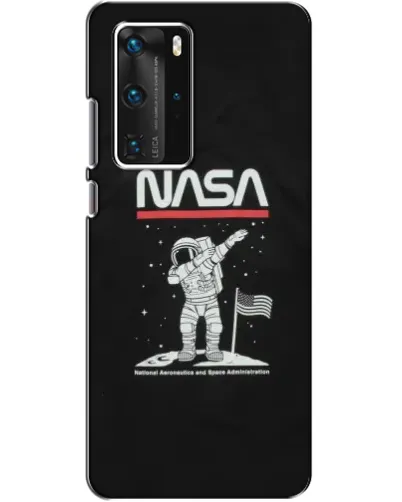 Чехол для Huawei P40 Pro с картинкой «NASA — шагаем по Луне» Чехол для Huawei P40 Pro с картинкой «NASA — шагаем по Луне»