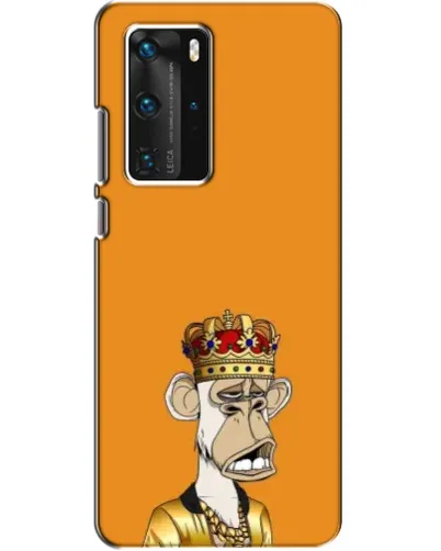 Чехол для Huawei P40 Pro с картинкой «Золотая обезьяна Bored Ape» Чехол для Huawei P40 Pro с картинкой «Золотая обезьяна Bored Ape»