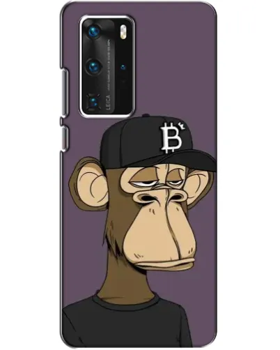 Чехол для Huawei P40 Pro с картинкой «Bored Ape в кепке» Чехол для Huawei P40 Pro с картинкой «Bored Ape в кепке»