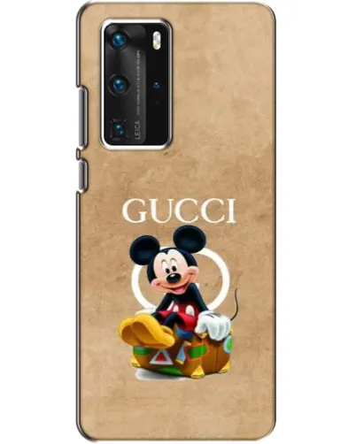 Чехол для Huawei P40 Pro с картинкой «Микки Маус Gucci — крафт» Чехол для Huawei P40 Pro с картинкой «Микки Маус Gucci — крафт»