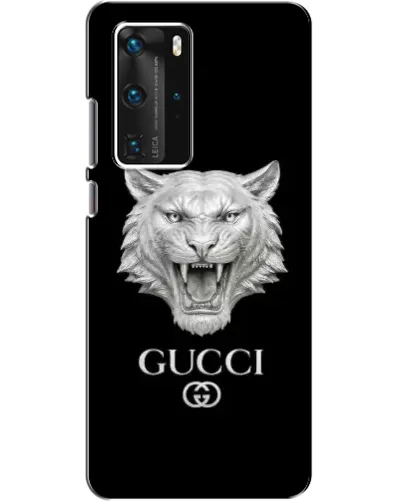 Чехол для Huawei P40 Pro с картинкой «Gucci — серебряный лев» Чехол для Huawei P40 Pro с картинкой «Gucci — серебряный лев»