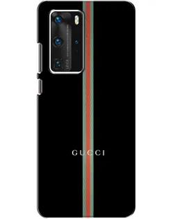 Чехол для Huawei P40 Pro с картинкой «Gucci — строгая линия»