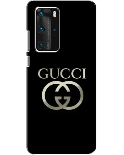 Чехол для Huawei P40 Pro с картинкой «Gucci — золото на черном» Чехол для Huawei P40 Pro с картинкой «Gucci — золото на черном»