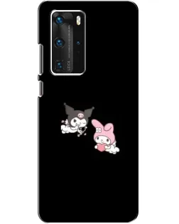 Чехол для Huawei P40 Pro с картинкой «My Melody и Kuromi»