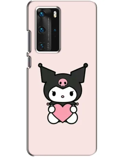 Чехол для Huawei P40 Pro с картинкой «Kuromi и сердце» Чехол для Huawei P40 Pro с картинкой «Kuromi и сердце»
