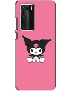 Чехол для Huawei P40 Pro с картинкой «Хмурая Kuromi»
