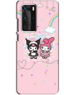 Чехол для Huawei P40 Pro с картинкой «My Melody и Kuromi»