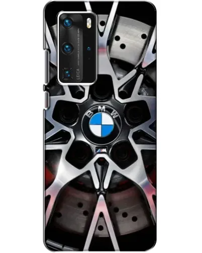 Чехол для Huawei P40 Pro с картинкой «BMW — деталь диска»