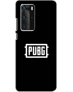 Чехол для Huawei P40 Pro с картинкой «Лого BMW — металлический блеск»