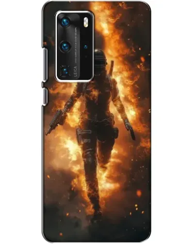 Чехол для Huawei P40 Pro с картинкой «BMW — скорость в дожде» Чехол для Huawei P40 Pro с картинкой «BMW — скорость в дожде»