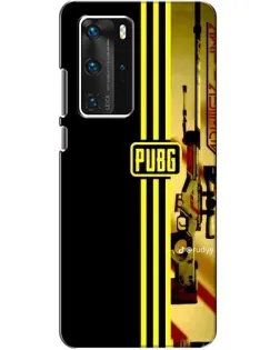 Чехол для Huawei P40 Pro с картинкой «PUBG — камуфляжный шлем»