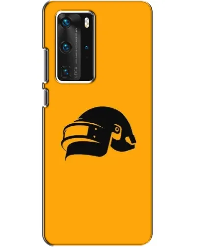 Чехол для Huawei P40 Pro с картинкой «PUBG — золотой шлем» Чехол для Huawei P40 Pro с картинкой «PUBG — золотой шлем»