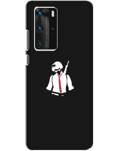 Чехол для Huawei P40 Pro с картинкой «PUBG — силуэт воина» Чехол для Huawei P40 Pro с картинкой «PUBG — силуэт воина»