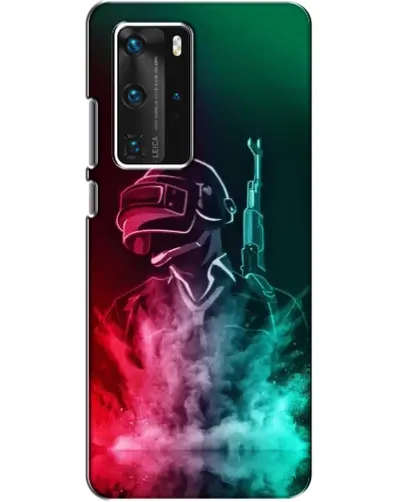 Чехол для Huawei P40 Pro с картинкой «PUBG — огненный воин» Чехол для Huawei P40 Pro с картинкой «PUBG — огненный воин»