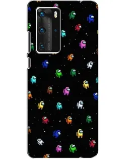 Чехол для Huawei P40 Pro с картинкой «Экипаж Among Us»