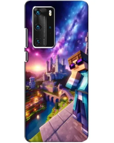 Чехол для Huawei P40 Pro с картинкой «Стив и космос»