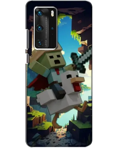 Чехол для Huawei P40 Pro с картинкой «Стив и гусь»