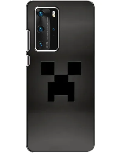 Чехол для Huawei P40 Pro с картинкой «Черный крипер градиент»
