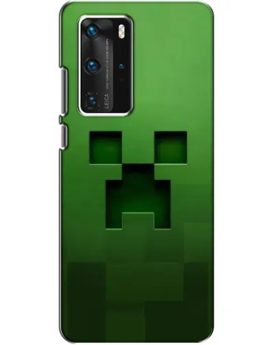 Чехол для Huawei P40 Pro с картинкой «Крипер микро-дизайн»