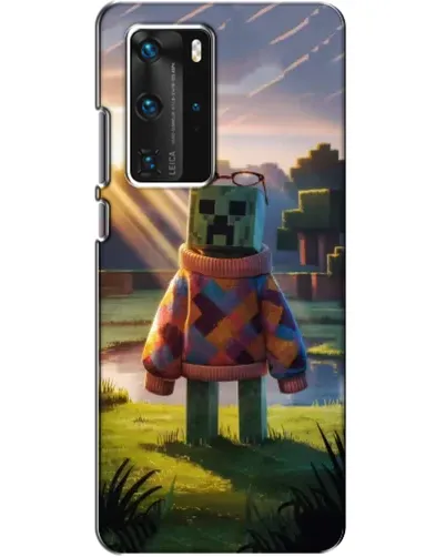 Чехол для Huawei P40 Pro с картинкой «Крипер в свитере»