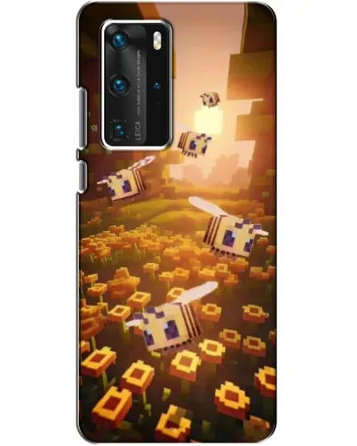 Чехол для Huawei P40 Pro с картинкой «Поле подсолнухов»