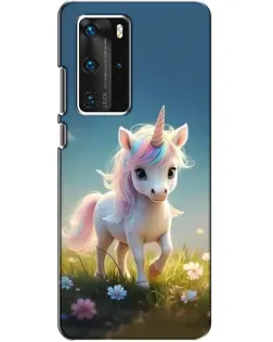 Чехол для Huawei P40 Pro с картинкой «Единорог на поляне» Чехол для Huawei P40 Pro с картинкой «Единорог на поляне»