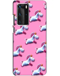 Чехол для Huawei P40 Pro с картинкой «Единороги на розовом» Чехол для Huawei P40 Pro с картинкой «Единороги на розовом»