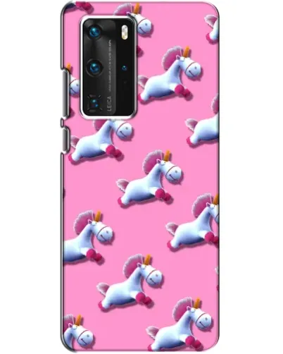 Чехол для Huawei P40 Pro с картинкой «Единороги на розовом» Чехол для Huawei P40 Pro с картинкой «Единороги на розовом»