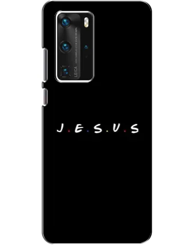Чехол для Huawei P40 Pro с картинкой «Точки веры J.E.S.U.S.» Чехол для Huawei P40 Pro с картинкой «Точки веры J.E.S.U.S.»
