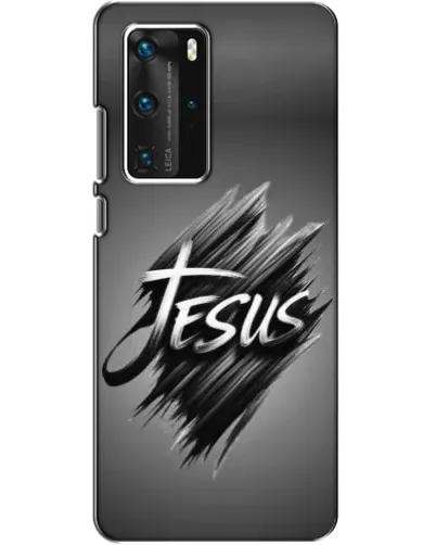 Чехол для Huawei P40 Pro с картинкой «Надпись Jesus Graffiti» Чехол для Huawei P40 Pro с картинкой «Надпись Jesus Graffiti»