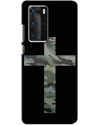 Чехол для Huawei P40 Pro с картинкой «Милитари Крест» Чехол для Huawei P40 Pro с картинкой «Милитари Крест»