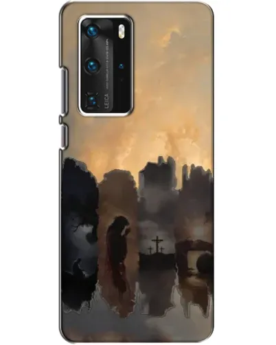 Чехол для Huawei P40 Pro с картинкой «Дорога к вере» Чехол для Huawei P40 Pro с картинкой «Дорога к вере»