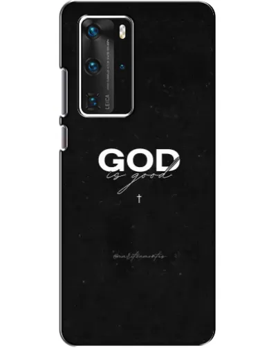 Чехол для Huawei P40 Pro с картинкой «GOD — Бог над всем» Чехол для Huawei P40 Pro с картинкой «GOD — Бог над всем»