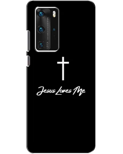 Чехол для Huawei P40 Pro с картинкой «Иисус любит тебя» Чехол для Huawei P40 Pro с картинкой «Иисус любит тебя»