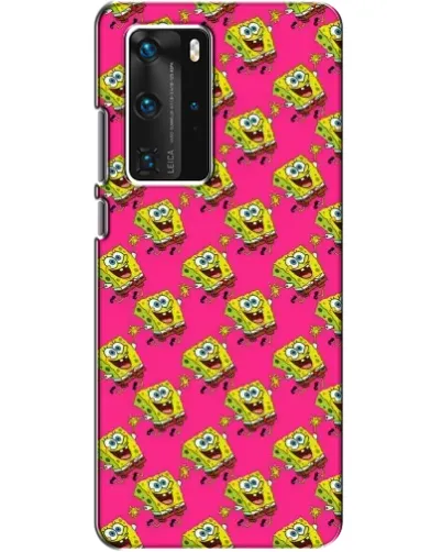 Чехол для Huawei P40 Pro с картинкой «Розовый паттерн»
