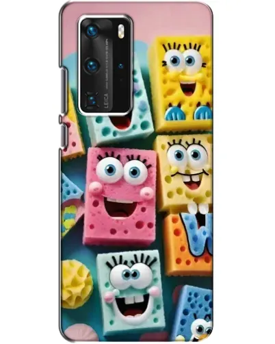 Чехол для Huawei P40 Pro с картинкой «Цветные губки»