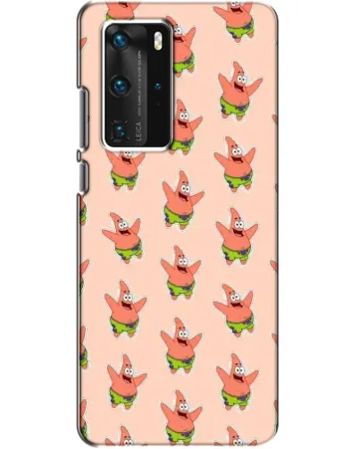 Чехол для Huawei P40 Pro с картинкой «Патрик Стар паттерн»