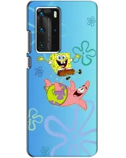 Чехол для Huawei P40 Pro с картинкой «Спанч Боб и Патрик» Чехол для Huawei P40 Pro с картинкой «Спанч Боб и Патрик»