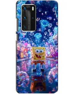 Чехол для Huawei P40 Pro с картинкой «Неоновый океан» Чехол для Huawei P40 Pro с картинкой «Неоновый океан»