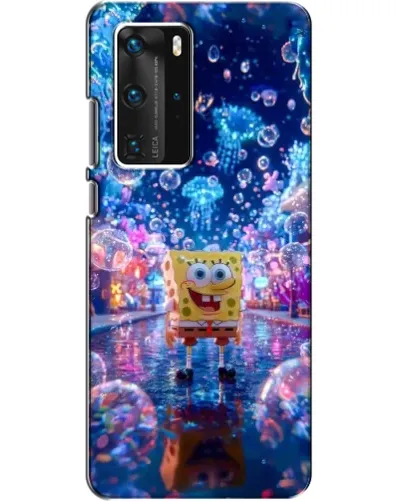Чехол для Huawei P40 Pro с картинкой «Неоновый океан»