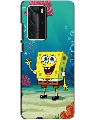 Чехол для Huawei P40 Pro с картинкой «Подводный привет»