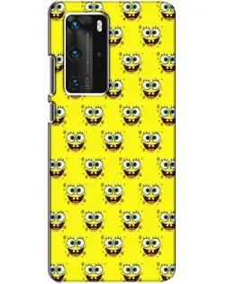 Чехол для Huawei P40 Pro с картинкой «Паттерн Губка Боб» Чехол для Huawei P40 Pro с картинкой «Паттерн Губка Боб»