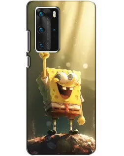 Чехол для Huawei P40 Pro с картинкой «Сияющий Спанч Боб» Чехол для Huawei P40 Pro с картинкой «Сияющий Спанч Боб»