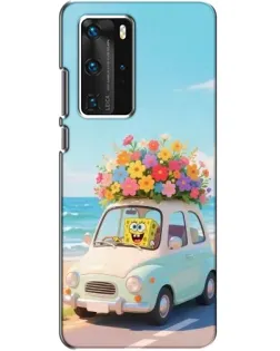 Чехол для Huawei P40 Pro с картинкой «Автомобильное путешествие» Чехол для Huawei P40 Pro с картинкой «Автомобильное путешествие»