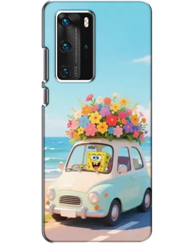 Чехол для Huawei P40 Pro с картинкой «Автомобильное путешествие»