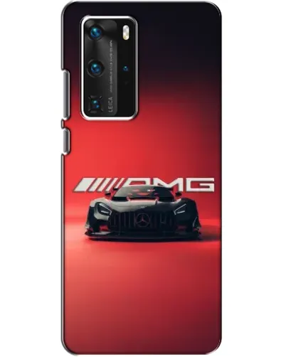 Чехол для Huawei P40 Pro с картинкой «Mercedes AMG — красная линия» Чехол для Huawei P40 Pro с картинкой «Mercedes AMG — красная линия»