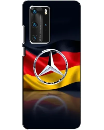 Чехол для Huawei P40 Pro с картинкой «Mercedes — флаг Германии» Чехол для Huawei P40 Pro с картинкой «Mercedes — флаг Германии»