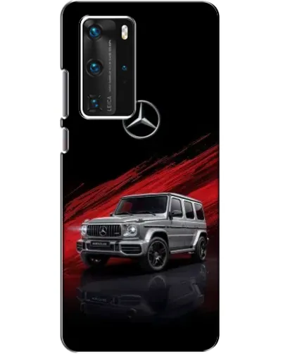 Чехол для Huawei P40 Pro с картинкой «Mercedes G-Class красный» Чехол для Huawei P40 Pro с картинкой «Mercedes G-Class красный»